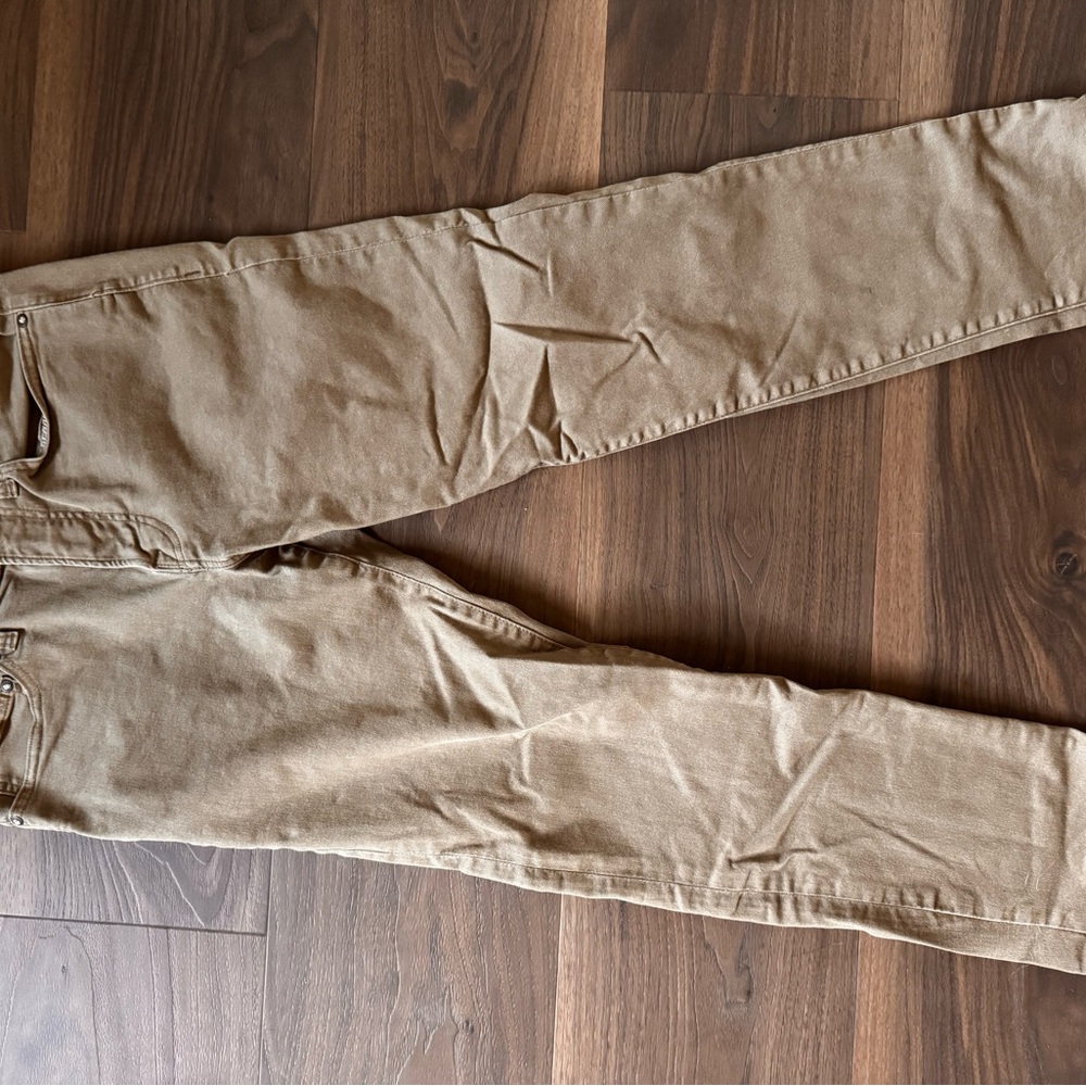 Express Men's Khaki Pants Slim Straight